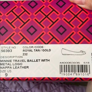Tory Burch mini travel ballet flats
